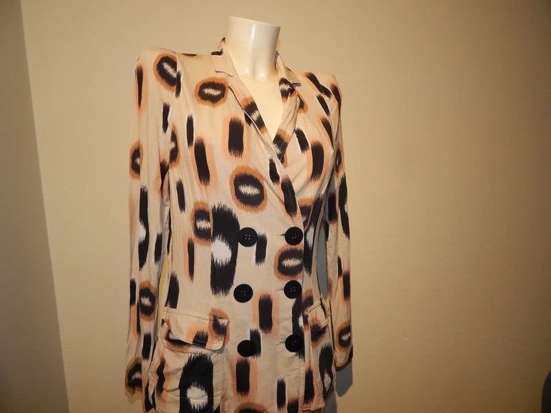 ML Collections soepel vallend jasje in print pof schouders L