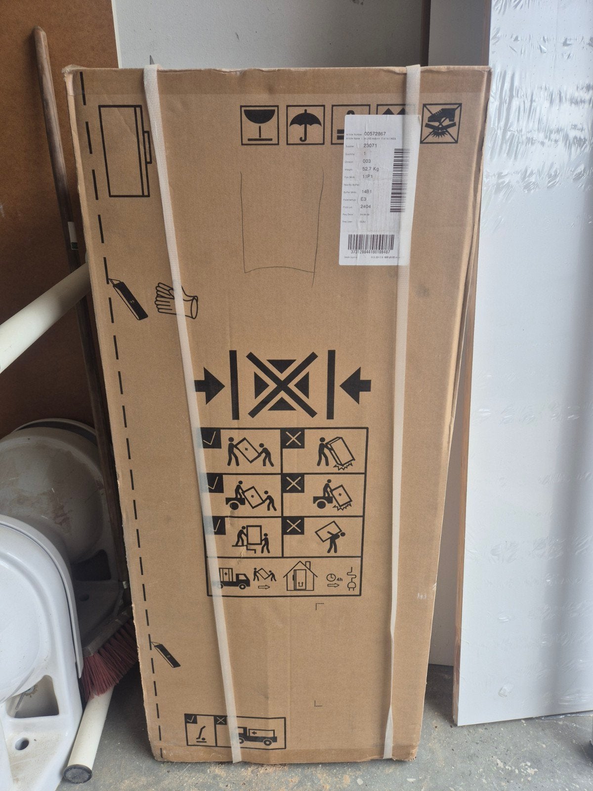 IKEA HÅLLNÄS Inbouw Koelkast met Vriesvak, Witgoed en Apparatuur, Ophalen, Nieuw, Met vriesvak