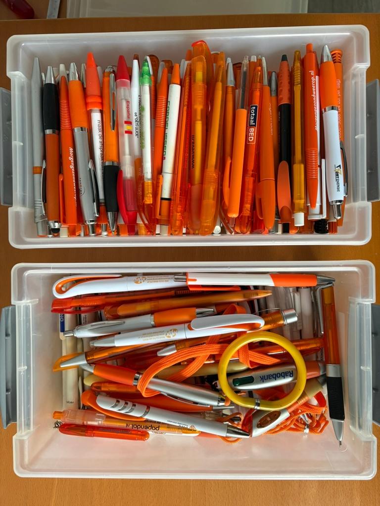 Reclamepennen verzameling, Verzamelen, Pennenverzamelingen, Overige merken, Balpen, Ophalen of Verzenden, Zo goed als nieuw
