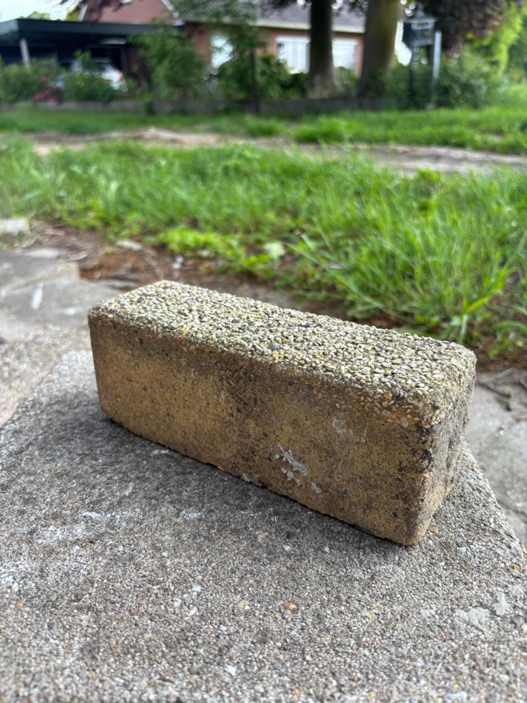 Gratis Klinkers 21x7 cm - Maatvast - Bijna 8m2, Gebruikt, Klinkers, Beton, 5 tot 10 m²