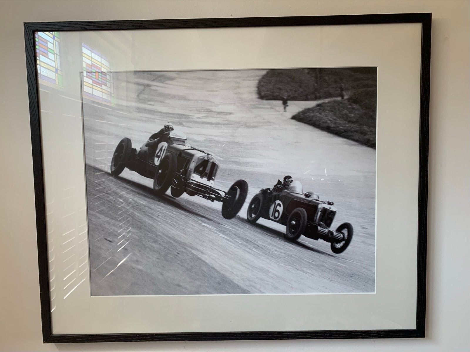 Raceauto’s Grand Prix 1921 Le Mans - Joe Boyer, Ophalen, Foto, Fotografie, Ingelijst