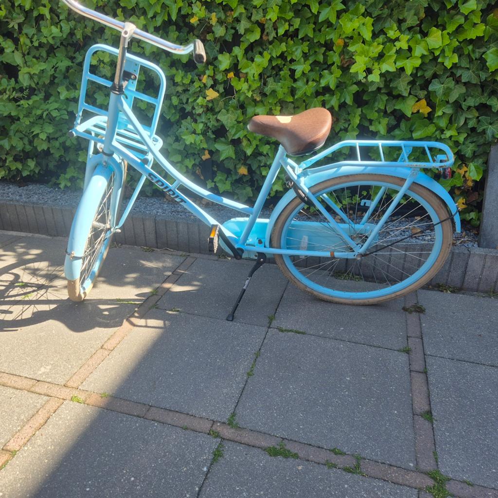 Spirit transportfiets, lichtblauw, met voordrager, Ophalen, Gebruikt, Terugtraprem, Overige merken