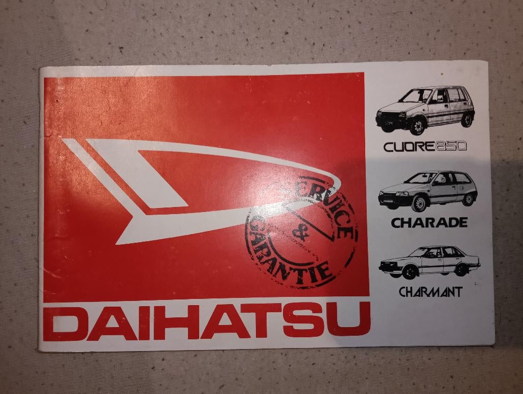 Onderhoudsboekje Daihatsu Cuore, Auto diversen, Handleidingen en Instructieboekjes, Ophalen
