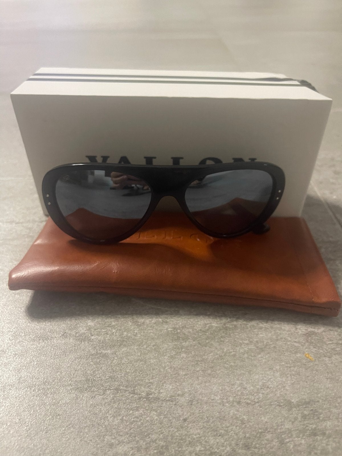 Vallon Moto Aviators Zonnebril Zwart, Overige merken, Zonnebril, Zwart, Ophalen of Verzenden