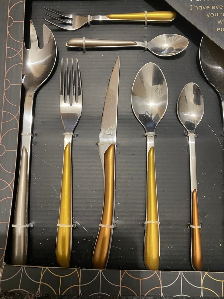 Eclat, Amefa, Huis en Inrichting, Keuken | Bestek, Ophalen of Verzenden, Zo goed als nieuw, Rvs of Chroom