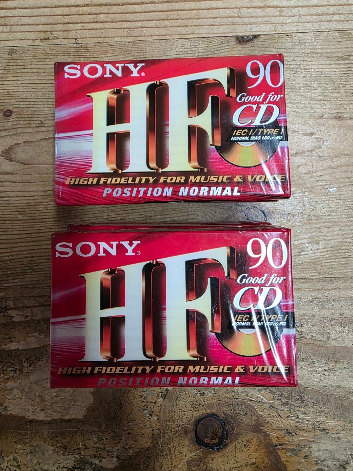 8x Sony HF 90 Cassetteband Nieuw Geseald Type I, Ophalen of Verzenden, Walkman