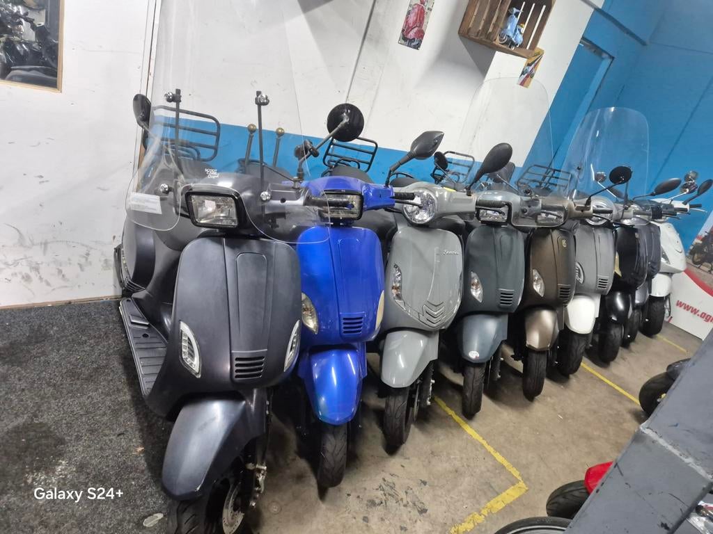 Partij lopende nette scooters, Fietsen en Brommers, Snorfietsen en Snorscooters, Ophalen of Verzenden, Gebruikt, Benzine, Overige merken