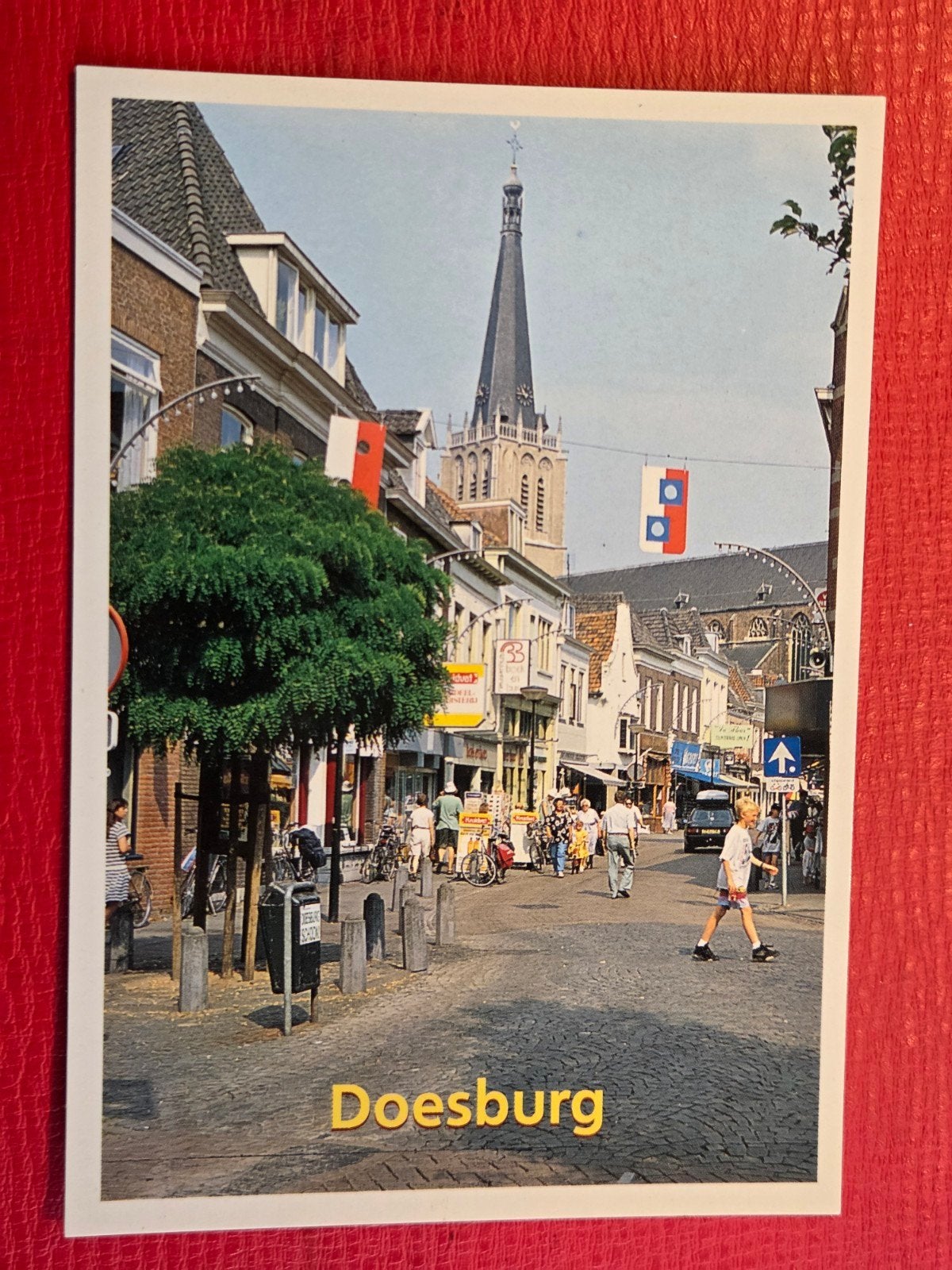 Doesburg Kerkstraat met Martinitoren, Ophalen of Verzenden, 1960 tot 1980