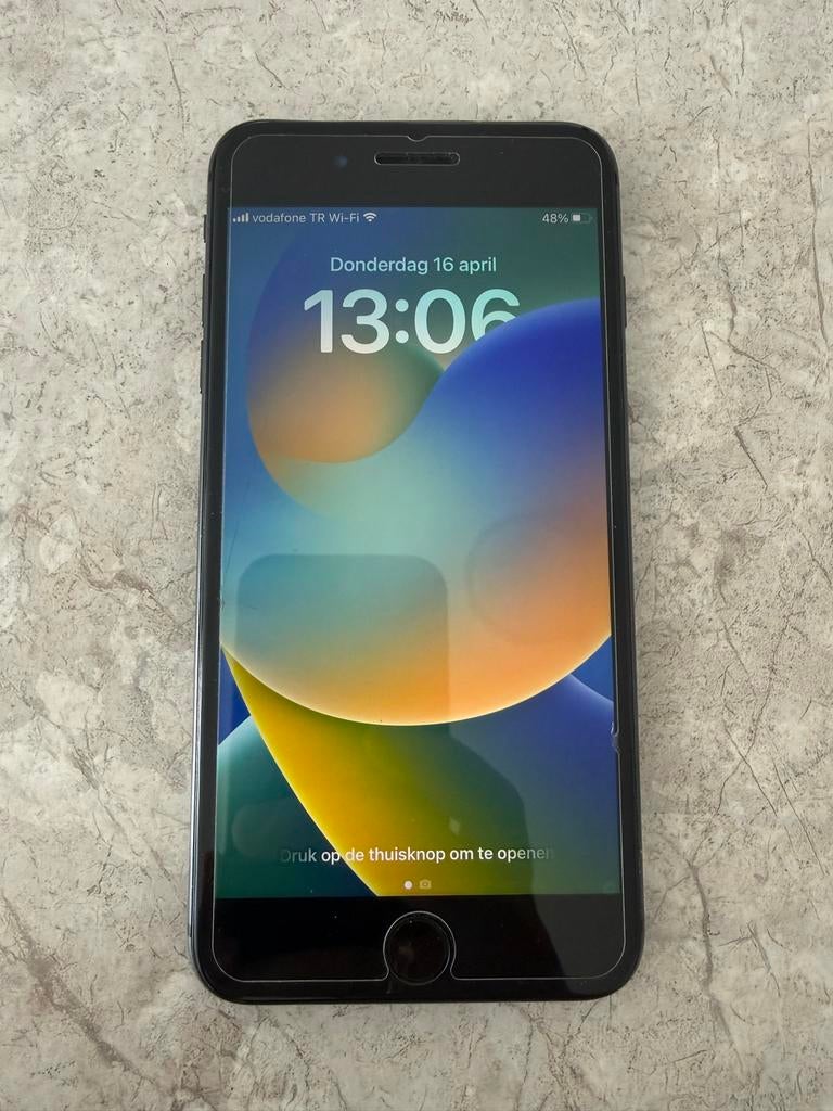 iPhone 8 Plus zwart KRASVRIJ!!, Telecommunicatie, Mobiele telefoons | Apple iPhone, Zwart, Ophalen of Verzenden, Zo goed als nieuw
