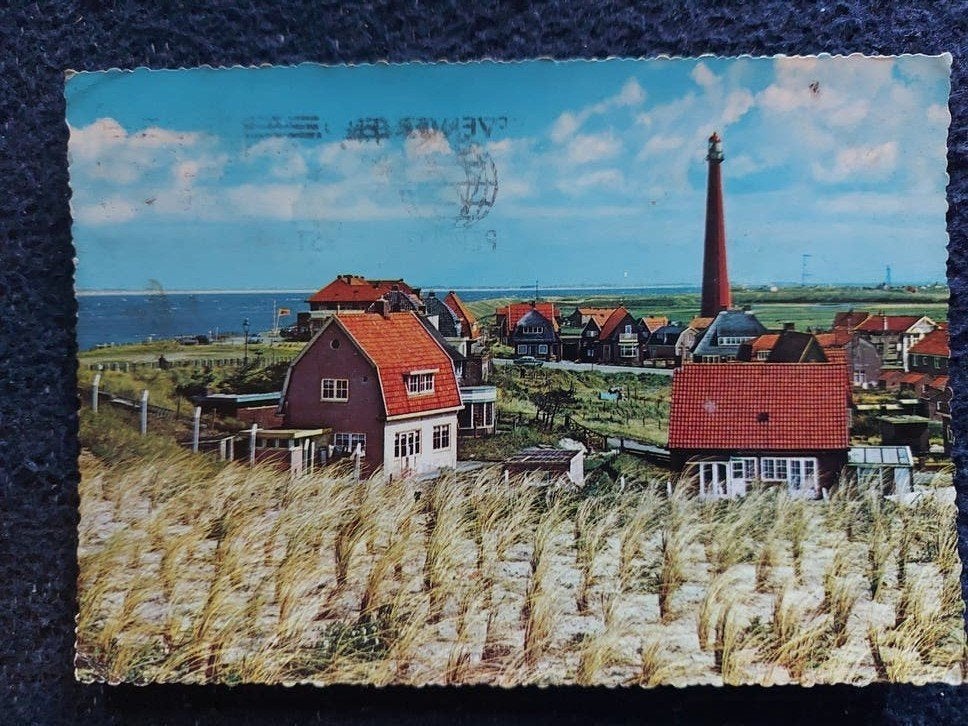 Oude ansichtkaart Den Helder, Lange Jaap, 1962, Verzamelen, Ophalen of Verzenden, 1960 tot 1980, Gelopen, Noord-Holland