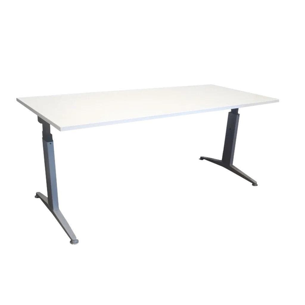 Slingerbureau Zilvergrijs Nieuw Blad B180xD80, Huis en Inrichting, Overige stijlen, Overige typen, Gebruikt, 180 cm
