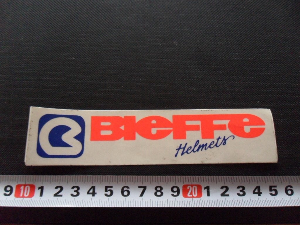 sticker Transparant BIEFFE  Helmets  BV123, Ophalen of Verzenden, Zo goed als nieuw