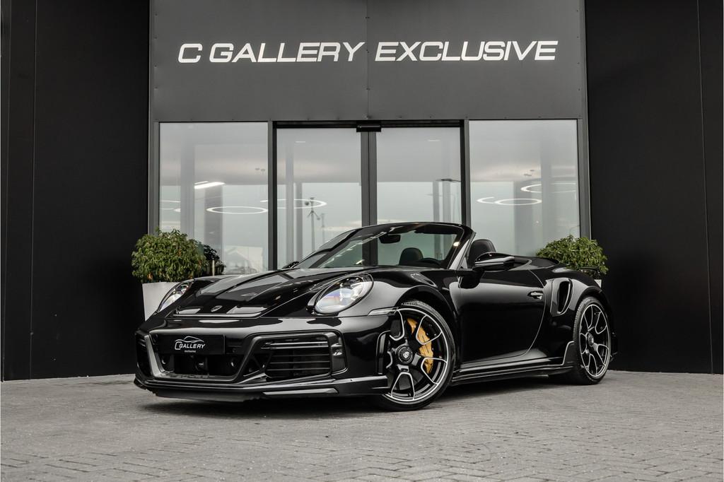 Porsche 911 Cabrio 3.8 Turbo S - Techart | Origineel NL | Bu, Automaat, Gebruikt, Cabriolet, Zwart