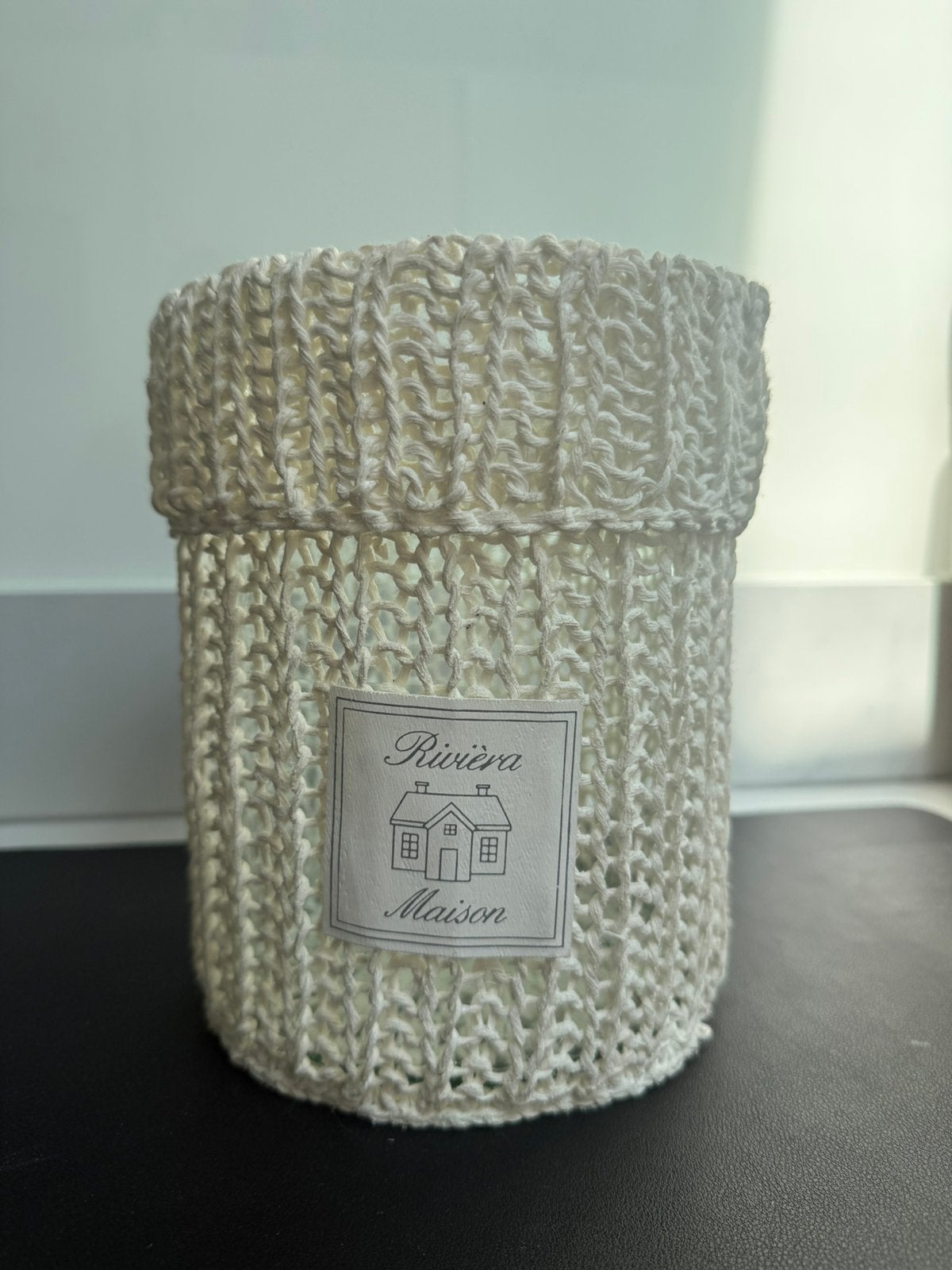 Riviera Maison Hurricane windlicht, Ophalen of Verzenden, Zo goed als nieuw, 19 cm