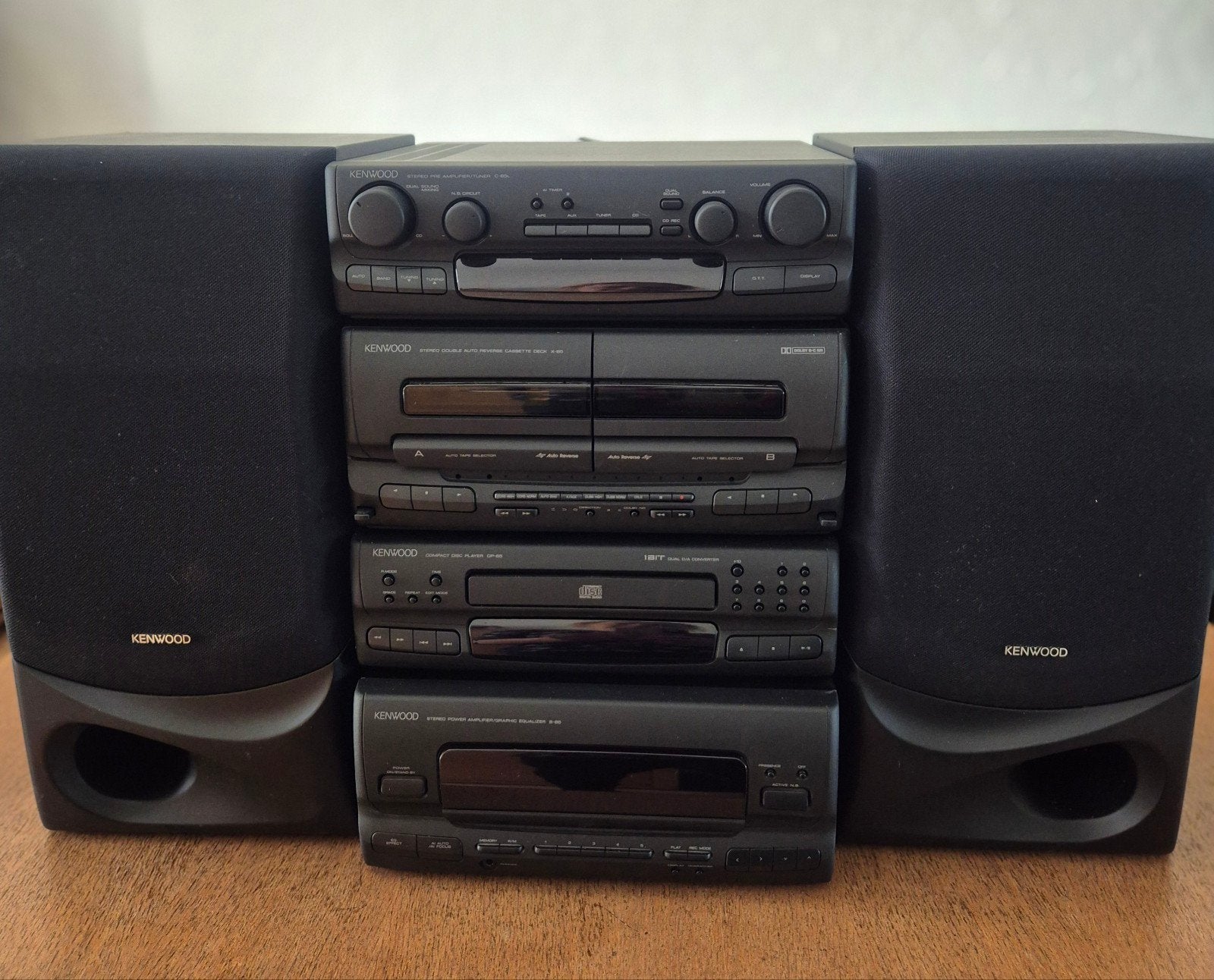 Vintage Kenwood stereo-installatie – complete set, Ophalen, Speakers, Overige merken
