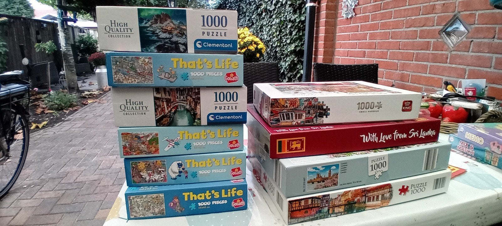legpuzzels - 1000 stukjes - Clementoni, Goliath, King, Ophalen of Verzenden