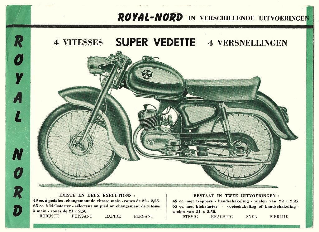 Royal Nord Super Vedette Grand Tourisme Bernadette Super Lux, Verzenden, Zo goed als nieuw