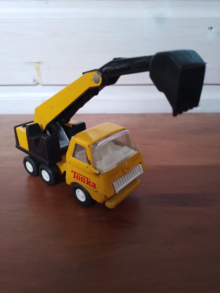 Vintage Tonka Speelgoed Graafmachine en Cementwagen, Kinderen en Baby's, Speelgoed | Speelgoedvoertuigen, Ophalen of Verzenden