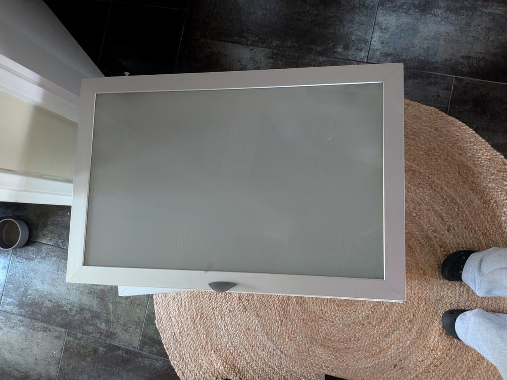 4x IKEA Malm kastjes met glazen frontje, Ophalen of Verzenden, Gebruikt