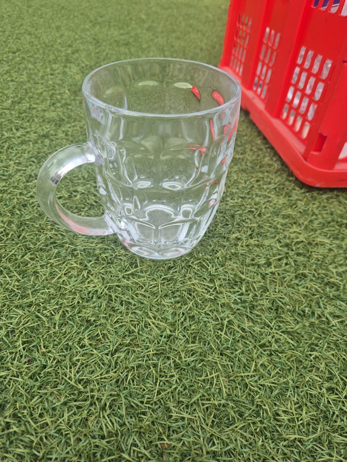 Glazen bierpullen in krat - Ideaal voor feestjes!, Overige typen, Ophalen, Gebruikt, Glas