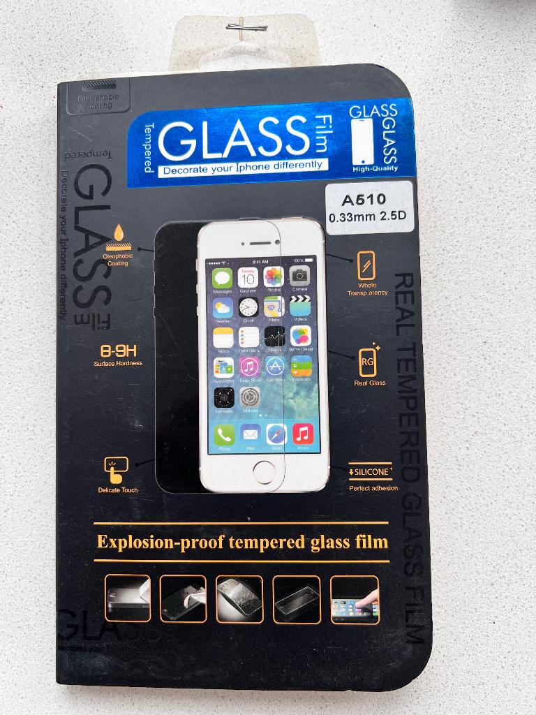 Tempered Glass Screenprotector iPhone SE / 5 / 5c / 5s, IPhone 5, Overige merken, Nieuw, Ophalen of Verzenden
