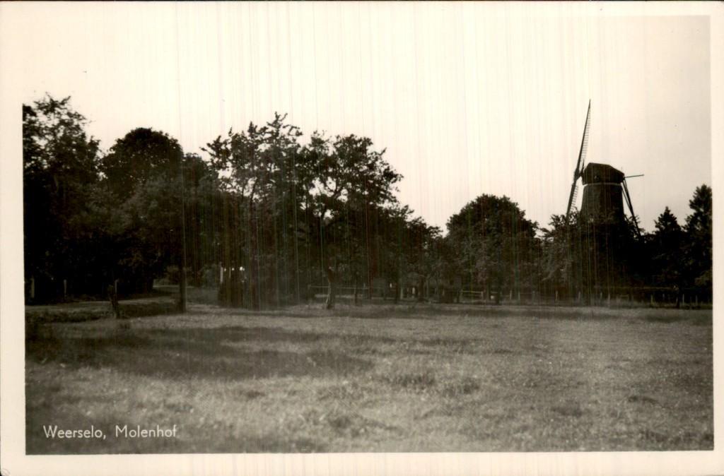 Weerselo - Molen - Molenhof, Ophalen of Verzenden, 1940 tot 1960, Ongelopen, Overijssel