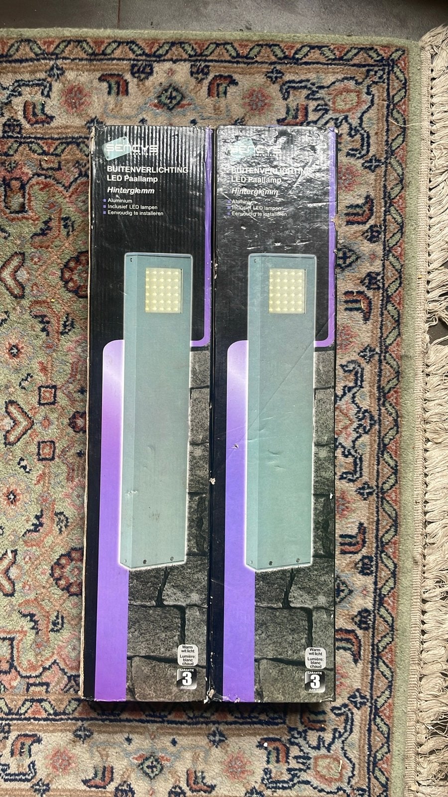 Sencys LED Paallamp Buitenverlichting - 2 stuks, Tuin en Terras, Overige materialen, Minder dan 50 watt, Overige typen, Nieuw