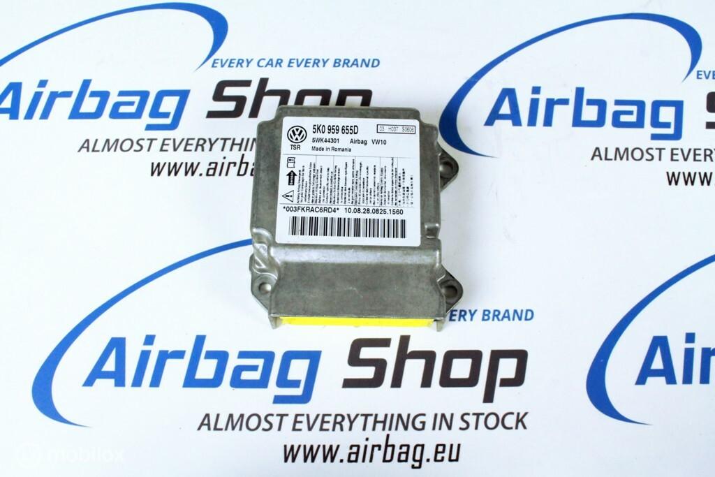 Airbag module Volkswagen Golf 6 (2009-2012), Gebruikt, Ophalen of Verzenden