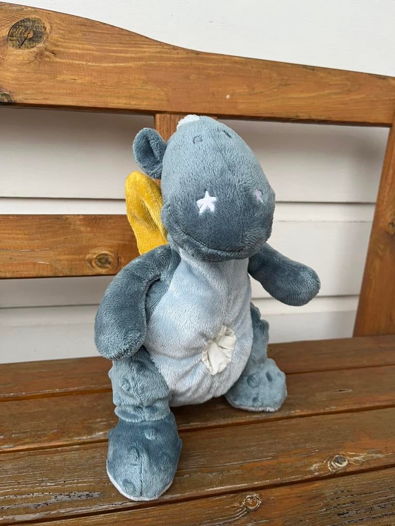 Noukies knuffel draak Noukie’s | 30 cm groot als nieuw, Ophalen of Verzenden, Zo goed als nieuw