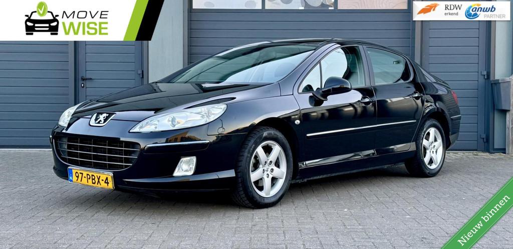 Peugeot 407 1.8 -125pk SR | 156.000 KM NAP | Trekhaak Afnb., Gebruikt, Zwart, 4 cilinders, 1749 cc