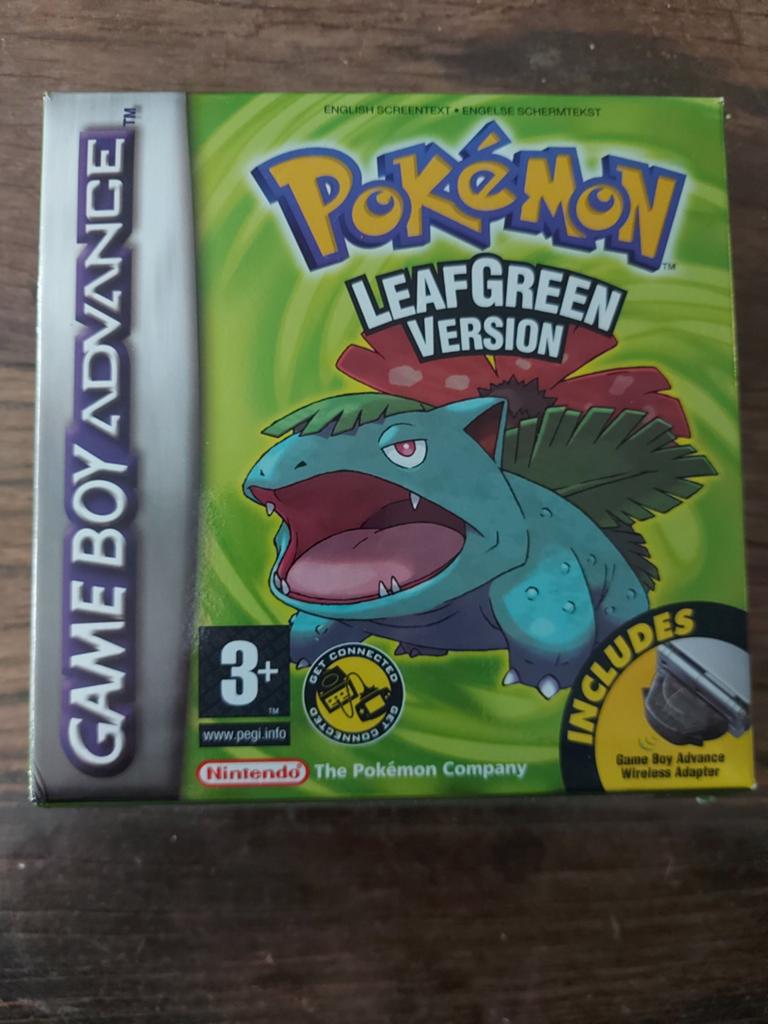 Pokémon LeafGreen Version - Game Boy Advance, Spelcomputers en Games, 1 speler, Ophalen of Verzenden, Zo goed als nieuw, Role Playing Game (Rpg)