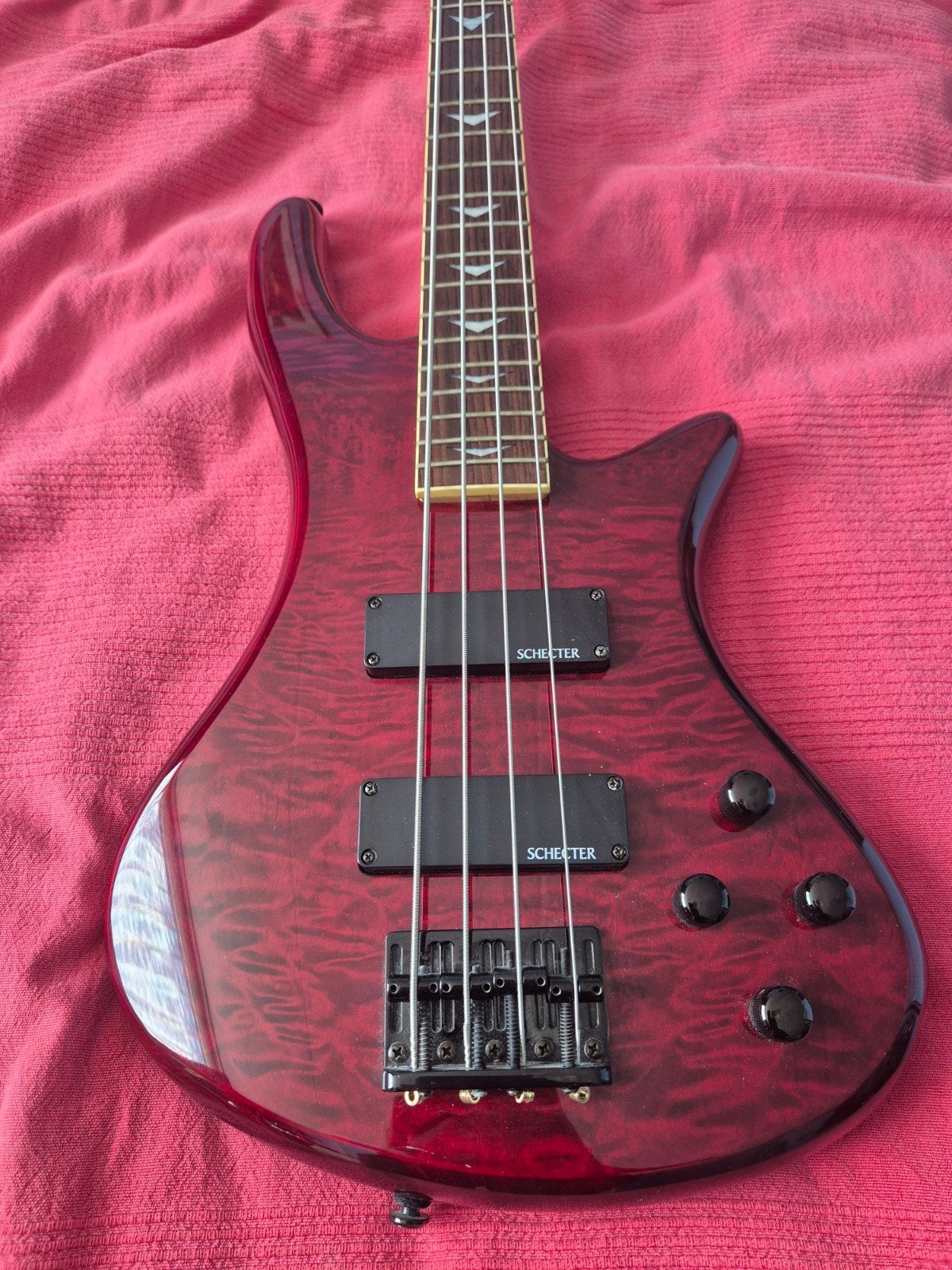 Schecter Stiletto Extreme-4 Basgitaar, Ophalen, Zo goed als nieuw, Elektrisch