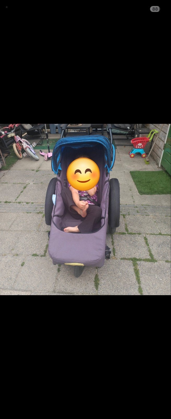 fietskar/ wandel/harloopwagen, Ophalen, Gebruikt