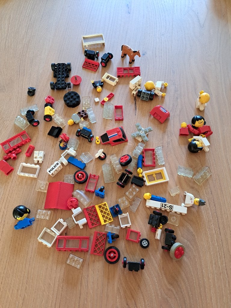 Grote verzameling Lego Duplo onderdelen en figuren, Inclusief minifiguren, Gebruikt, Overige thema's, Lego