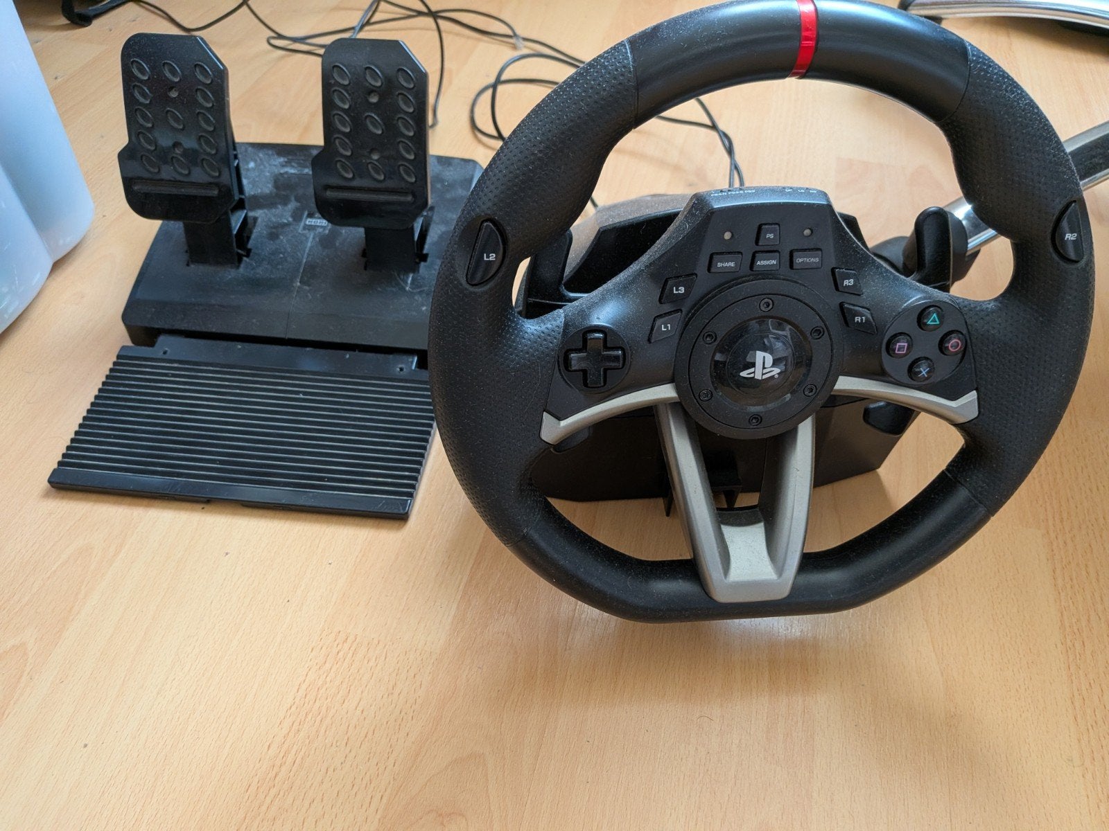 Hori Racestuur met Pedalen, Spelcomputers en Games, Ophalen, Gebruikt, Stuur of Pedalen, PlayStation 4