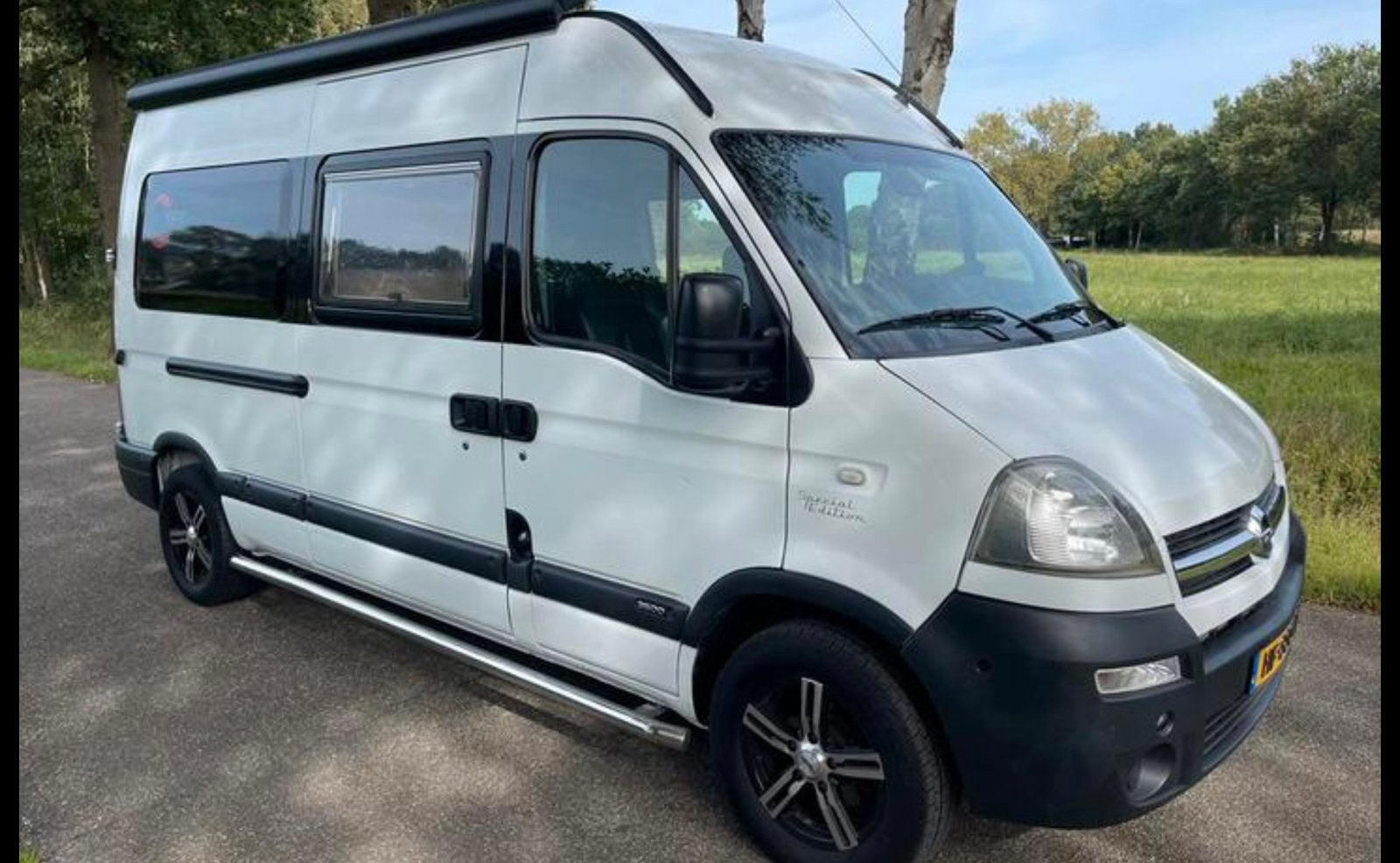 Opel Movano camper 2006 Wit, Overige merken, Chemisch toilet, Buscamper of Camperbus, Tot en met 2