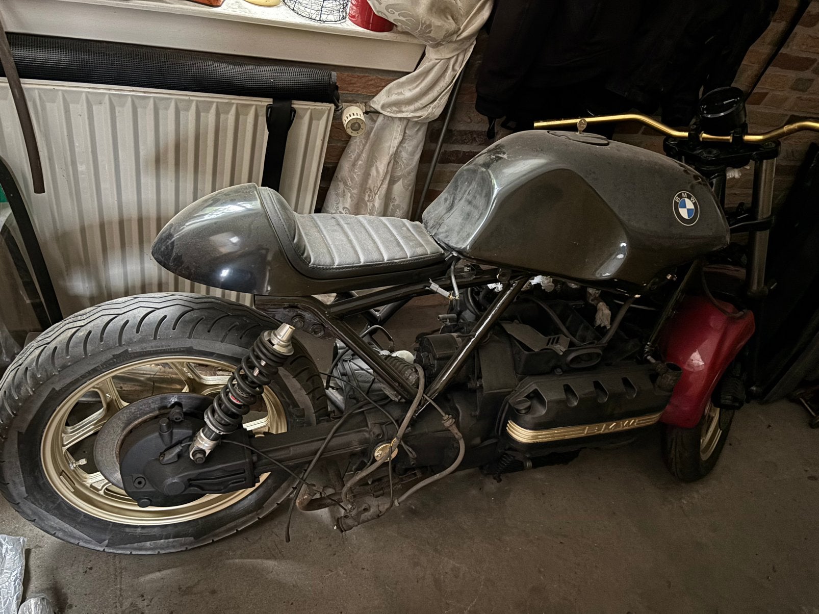 Bmw K100 project, Ophalen, Gebruikt
