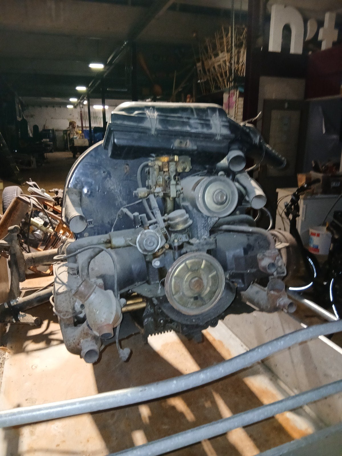Volkswagen Kever chassis met motor en versnellingsbak, Ophalen, Gebruikt, Volkswagen