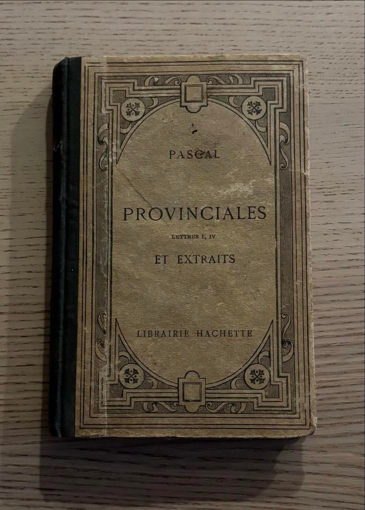 Pascal: Provinciales - Brieven I, IV & Uittreksels (Oud Boek, Ophalen of Verzenden, Gelezen, Europa overig