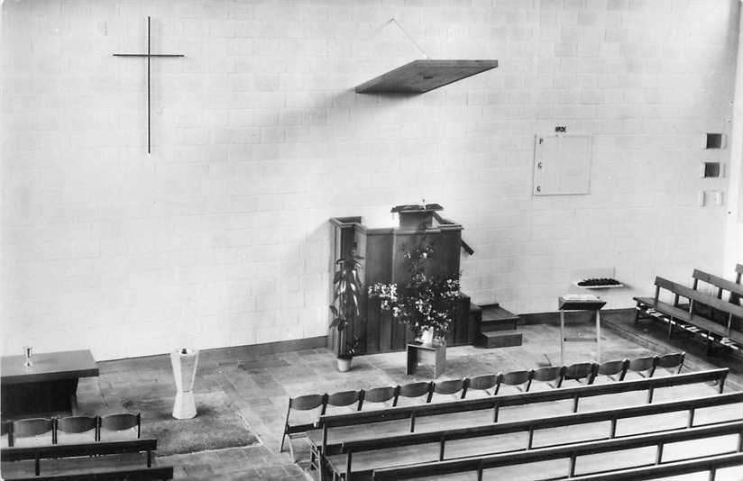 377-655-007 Voorschoten Interieur Herv Kerk, Verzenden, Voor 1920, Zuid-Holland