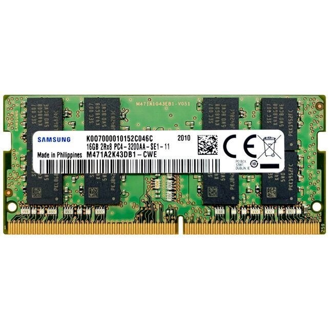 Samsung 16GB DDR4 3200MHz PC4-25600 1.2V 2Rx8 M471A2K43DB1