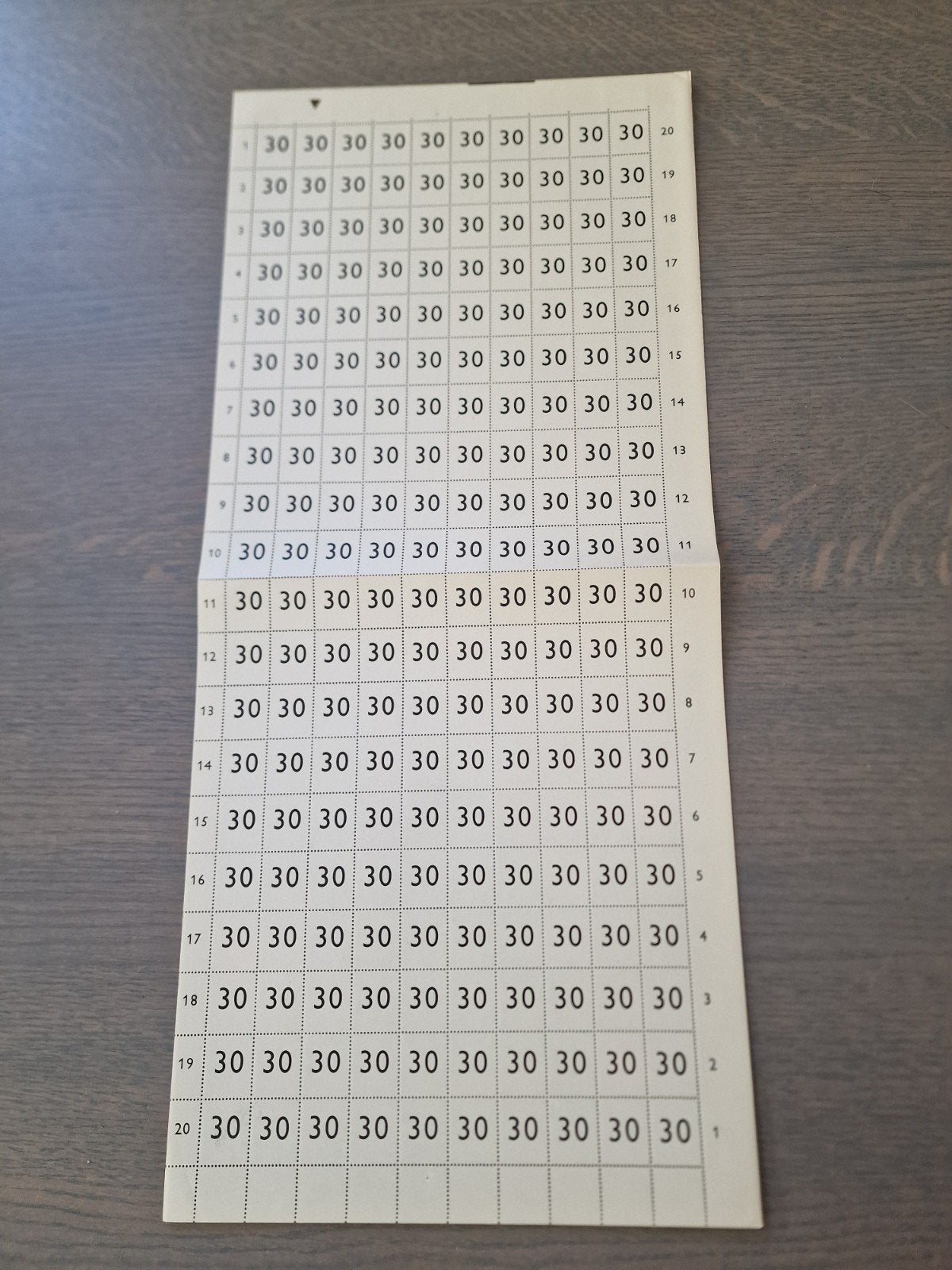 Compleet vel met 200 test zegels Nederland van 30 cent, Ophalen of Verzenden