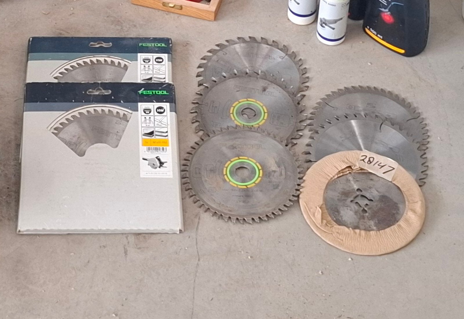 8 Zaagbladen voor o.a. Festool TS55 160mm., Ophalen, 1200 watt of meer, Invalzaag, 30 tot 70 mm