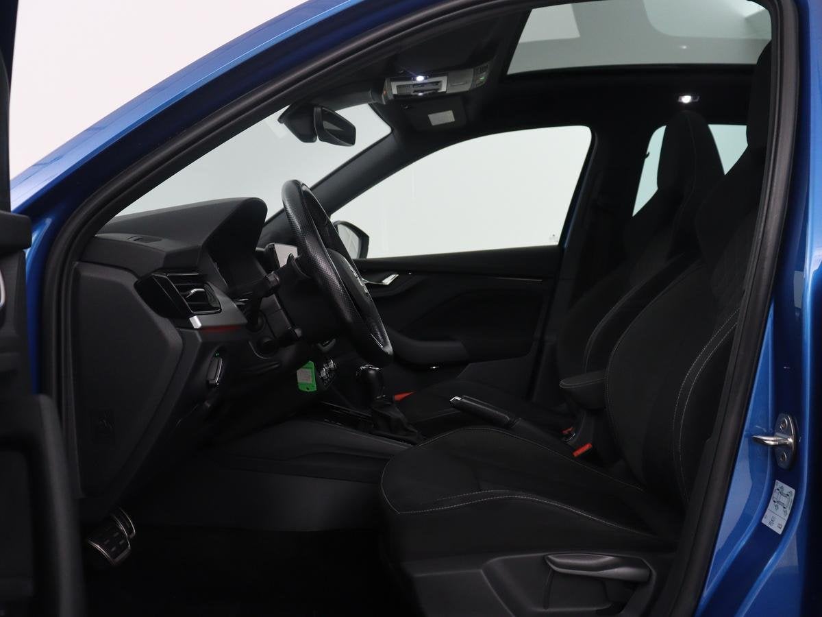 Skoda Kamiq 1.5 TSI ACT Sport Business | Panoramadak | Cruis, Automatische klimaatregeling, 4 cilinders, 150 pk, Blauw