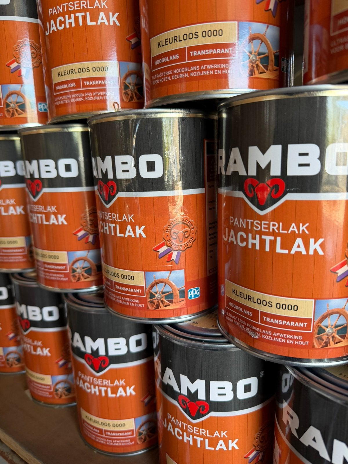 RAMBO Pantserbeits PARTIJ 60 x 1,25 liter, Ophalen, Zo goed als nieuw