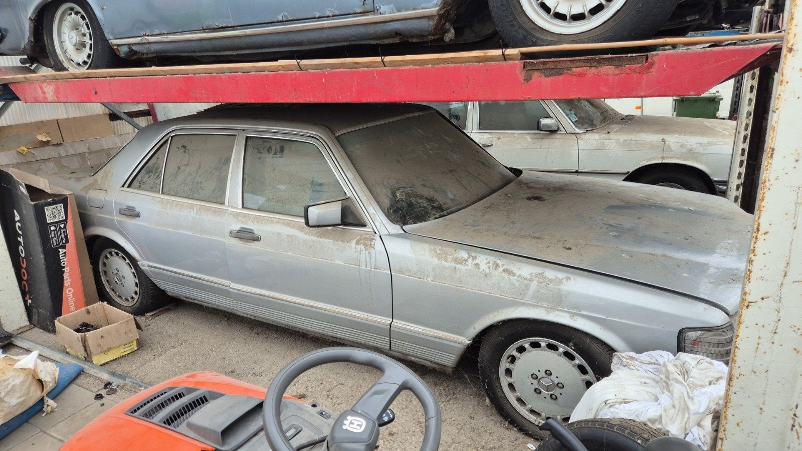 mercedes 380 SE W126 1983 lpg belastingvrij, Ophalen of Verzenden, Voor, Motorkap