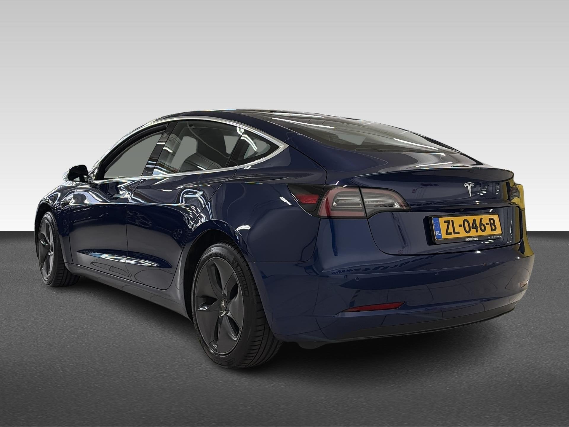Tesla Model 3 Standard RWD Plus 60 kWh, Auto's, Achterwielaandrijving, Gebruikt, Blauw, Origineel Nederlands