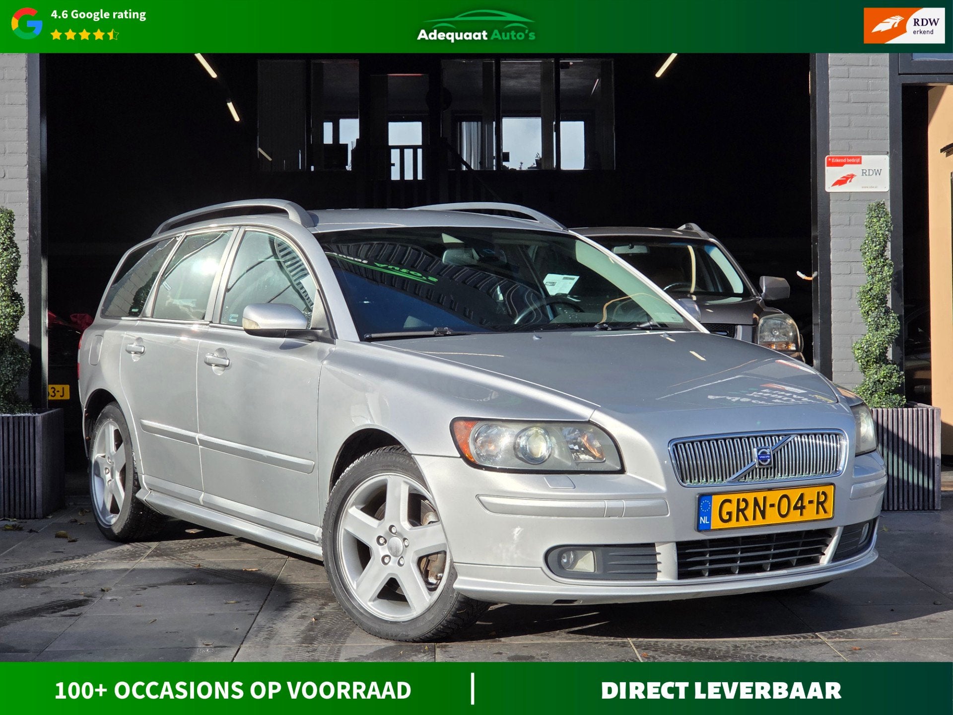 Volvo V50 2.5 T5 Summum|Trekhaak|Cruise|Airco|Stoelverwarmin, Voorwielaandrijving, Stof, Gebruikt, 2521 cc