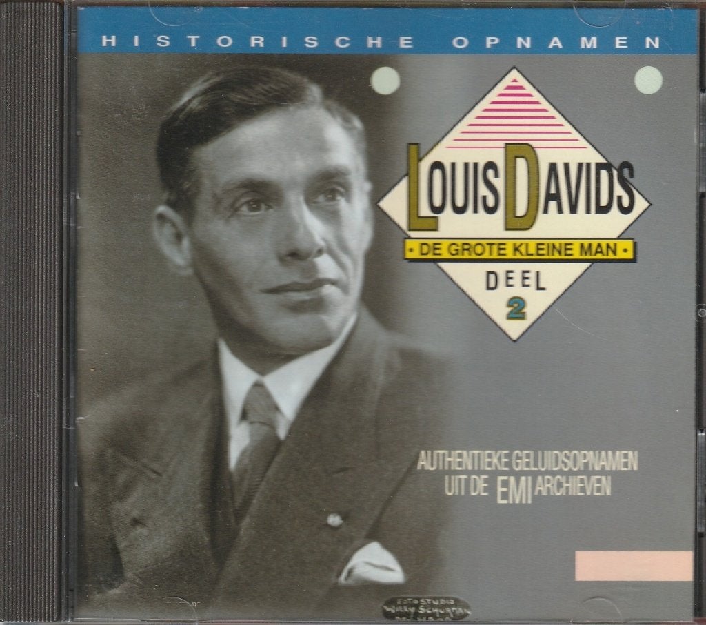 Cd : Louis Davids - De grote kleine man - deel 2 {2807}, Ophalen of Verzenden, Gebruikt, Levenslied of Smartlap
