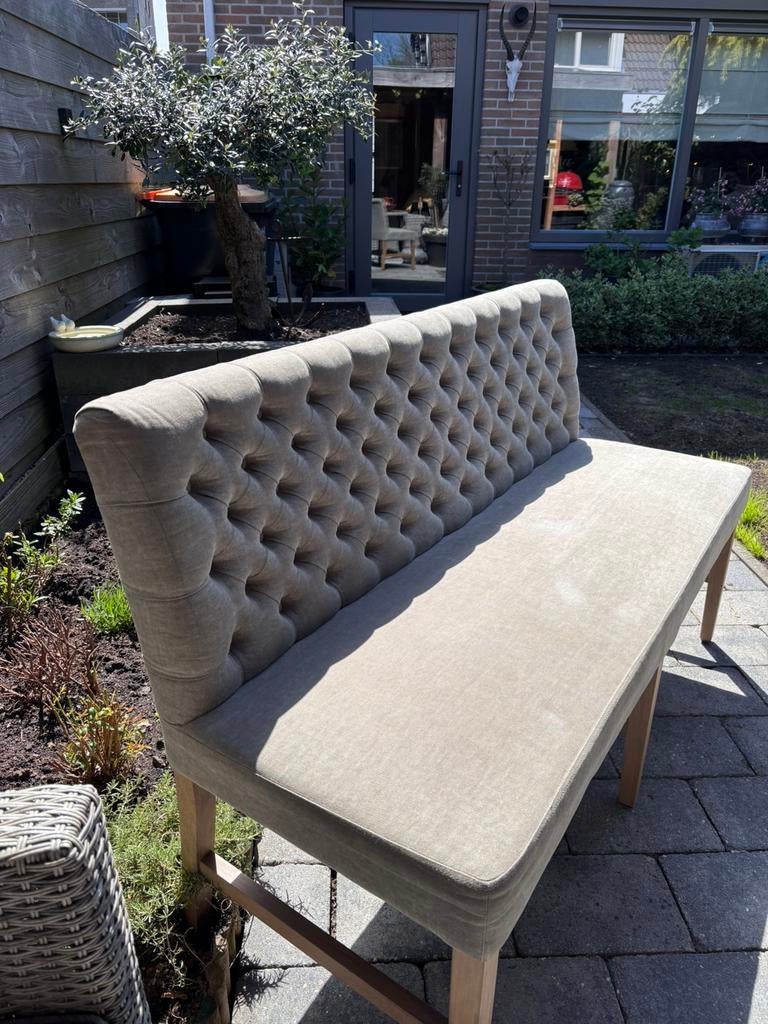 Landelijke bank, Ophalen, Gebruikt, Minder dan 75 cm, Driepersoons